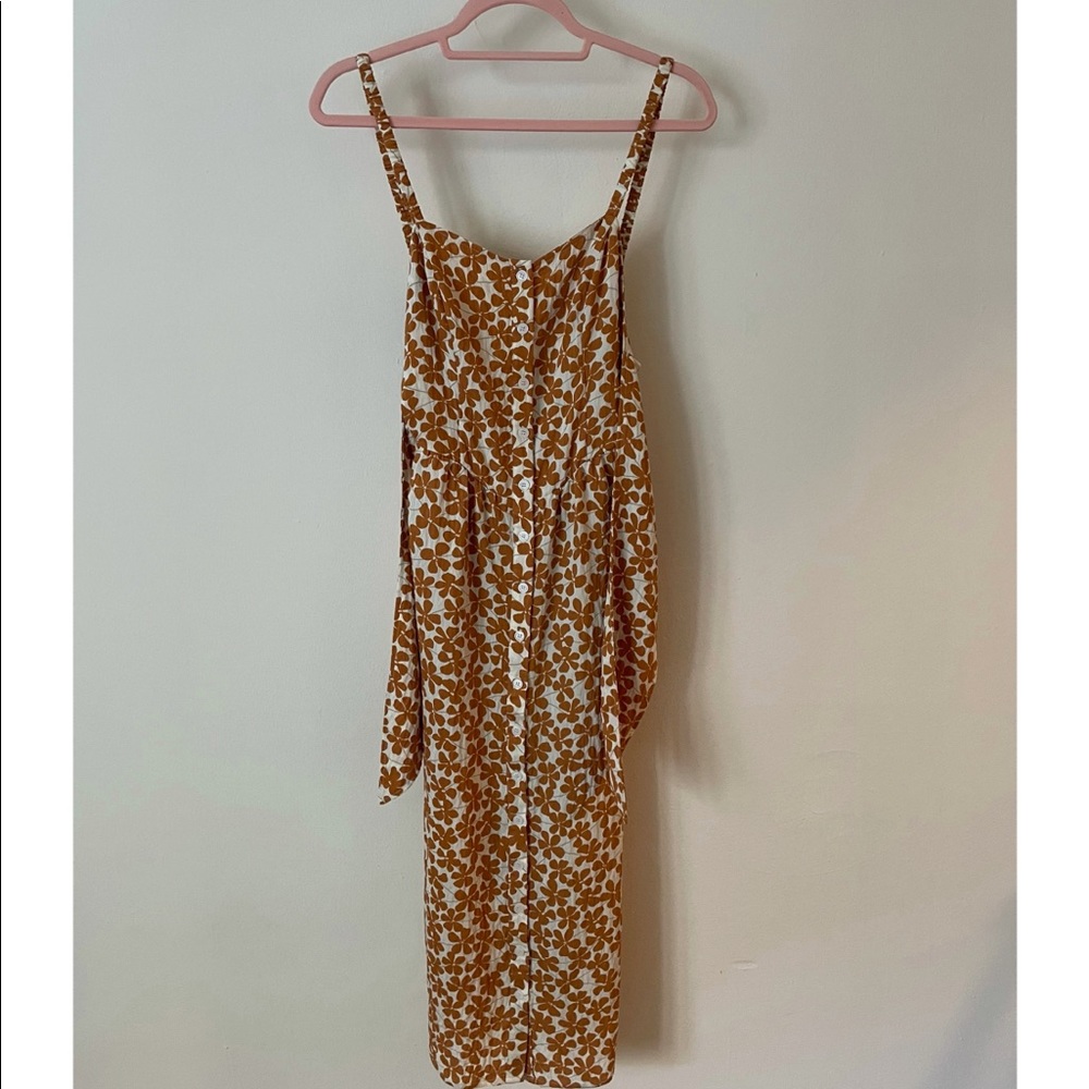 Flower 🌸 Print Boho Midi Dress